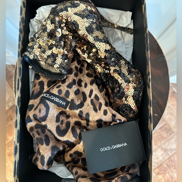 Dolce and Gabbana sequin sock booties - Picture 6 of 11